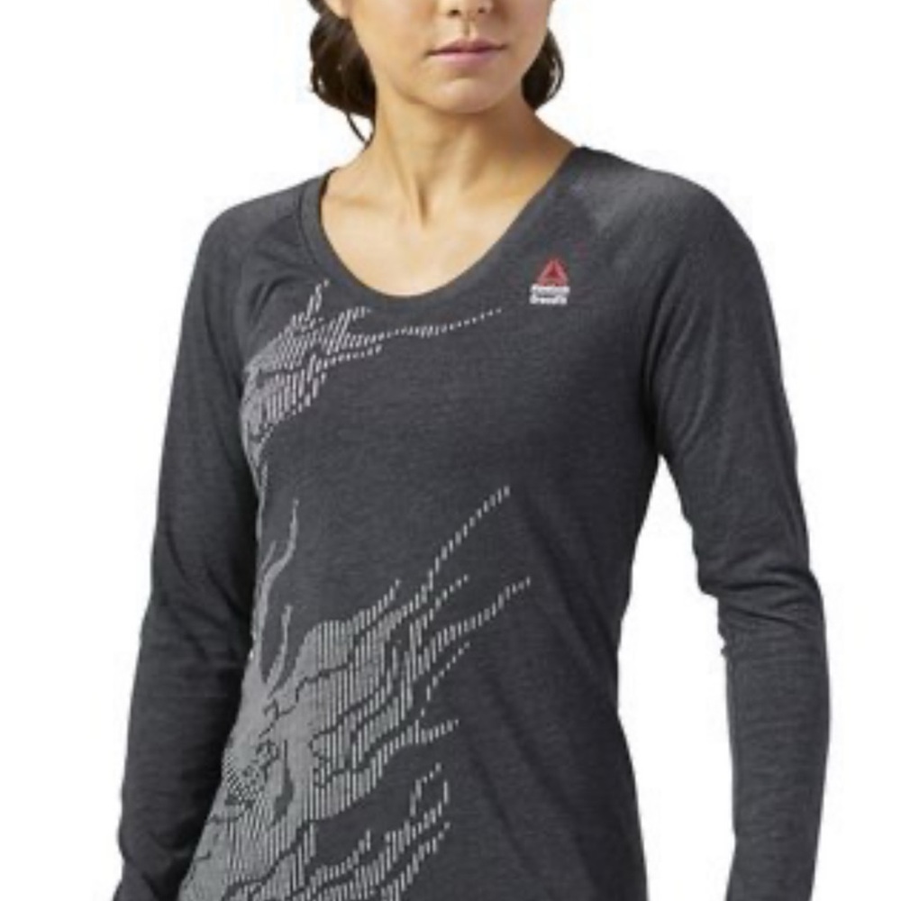 Reebok CrossFit Long Sleeve Burnout T